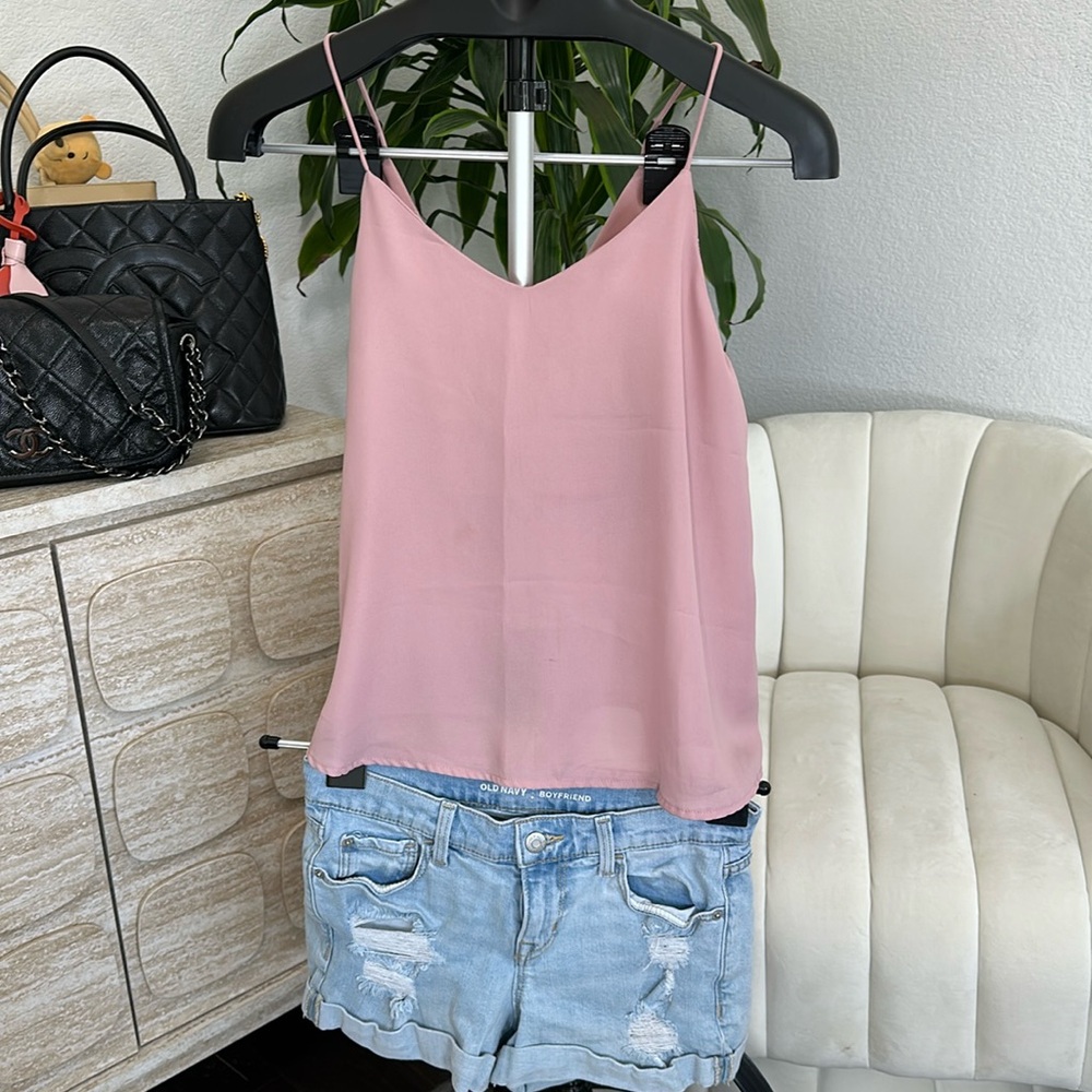 #21 Tank Top Clearance Rose Spaghetti Strap